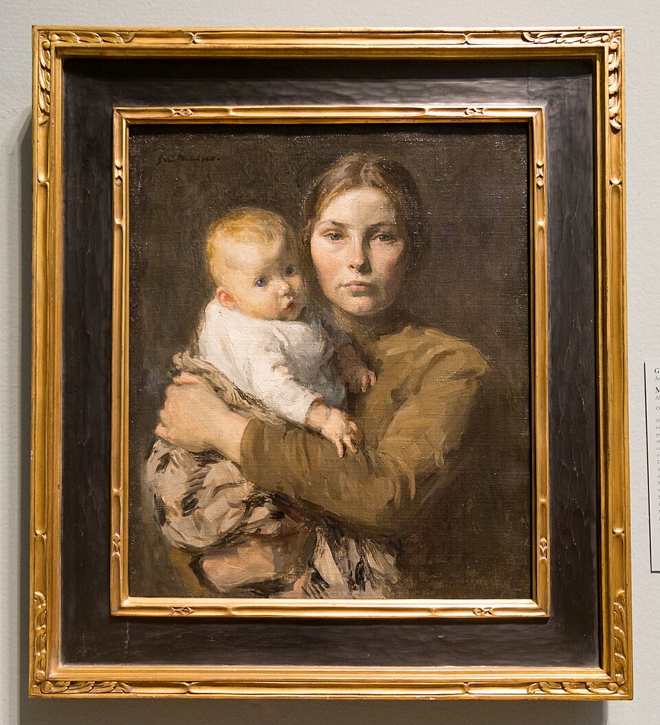 Mother and Child，Julius Gari Melchers · c. 1900